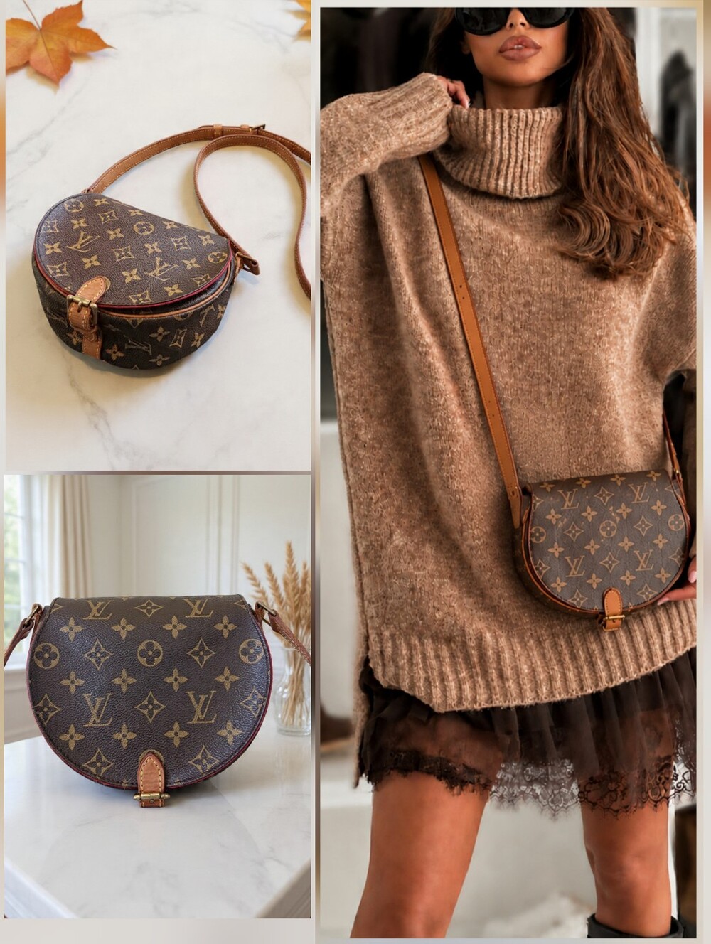 Louis Vuitton Monogram Tambourin Crossbody Bag GREAT CONDITION 💕